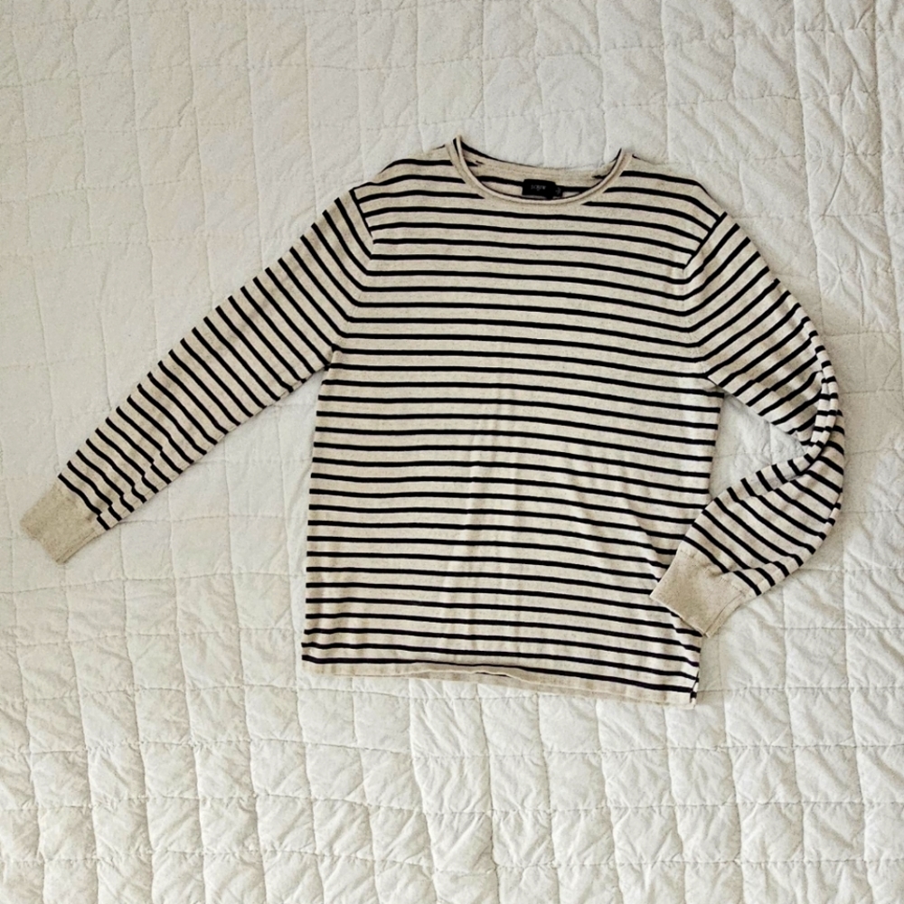 Men's Long Sleeve Crew Neck Sweater Size Medium